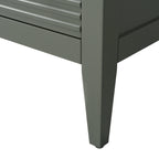 Vanity Art 72 Double Sink Bathroom Vanity Cabinet with Engineered Marble Top