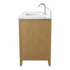 Vanity Art Bathroom Vanity with Ceramic Sink and Engineered Marble Top