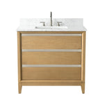 Vanity Art Bathroom Vanity with Ceramic Sink and Engineered Marble Top