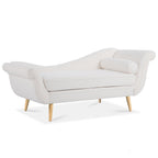 Vintage Chaise Lounge with Scroll Arms by Christopher Knight Home