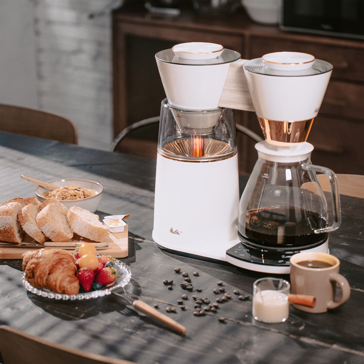 Vision 12-Cup Luxe Drip Coffee Maker with Revolving Dashboard