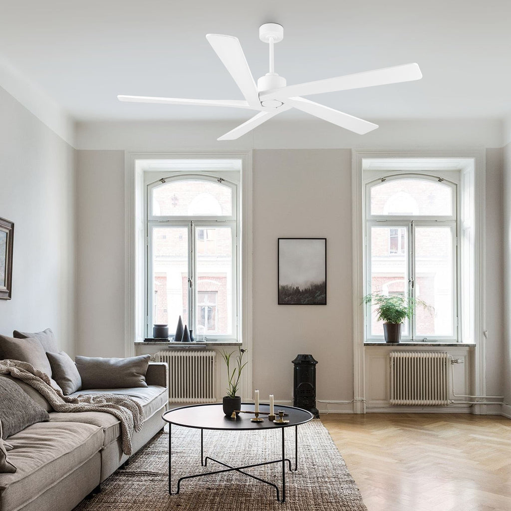 WINGBO 54 Inch DC Motor Indoor Ceiling Fan without Lights - N/A