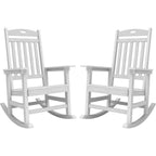 WINSOON All Weather Outdoor Rocking Chair, Set of 2
