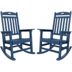 WINSOON All Weather Outdoor Rocking Chair, Set of 2