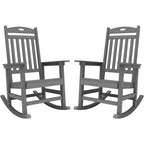 WINSOON All Weather Outdoor Rocking Chair, Set of 2