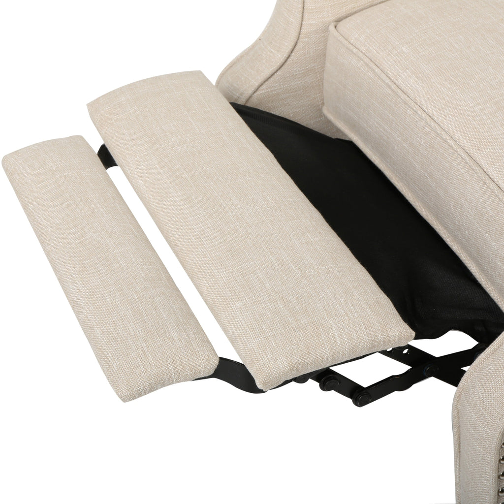 Walter Tufted Fabric Recliners (Set of 2) by Christopher Knight Home