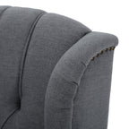 Walter Tufted Fabric Recliners (Set of 2) by Christopher Knight Home
