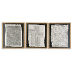 Wonderstow Black/Beige Wall Art, Set of 3