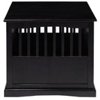 Wooden Pet Crate End Table with Lockable Door