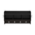 Woodland 40W Wall Mounted Coat Rack with Shelf by Bush Furniture