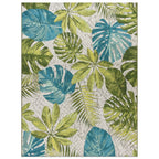 World Rug Gallery Contemporary Tropical Floral Indoor/Outdoor Area Rug
