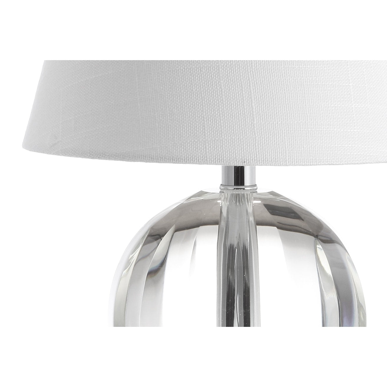 Goddard 16 Crystal Ball/Metal LED Table Lamp, By JONATHAN Y